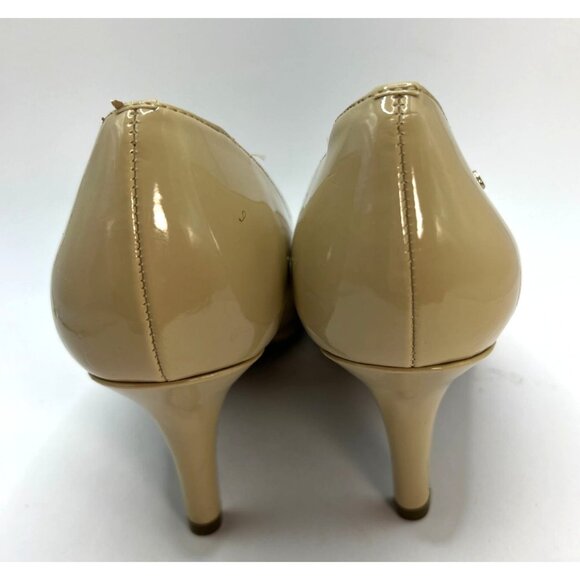 Aigner Taupe Patton Shoe Pump Women 8.5M - Picture 5 of 8